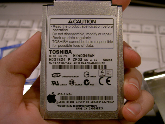 ipod hard drive